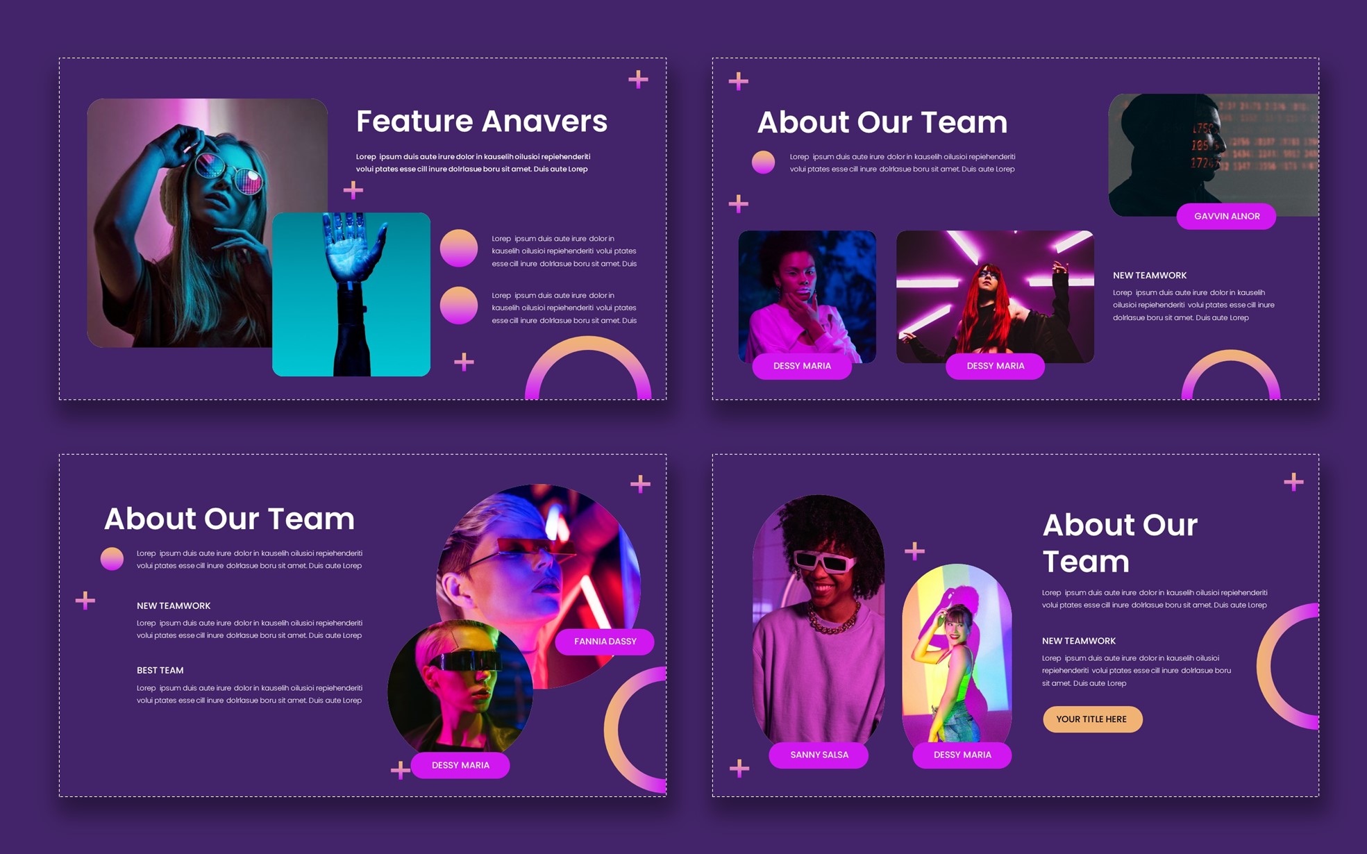 Anavers - Google Slide Presentation Template, Presentation Templates